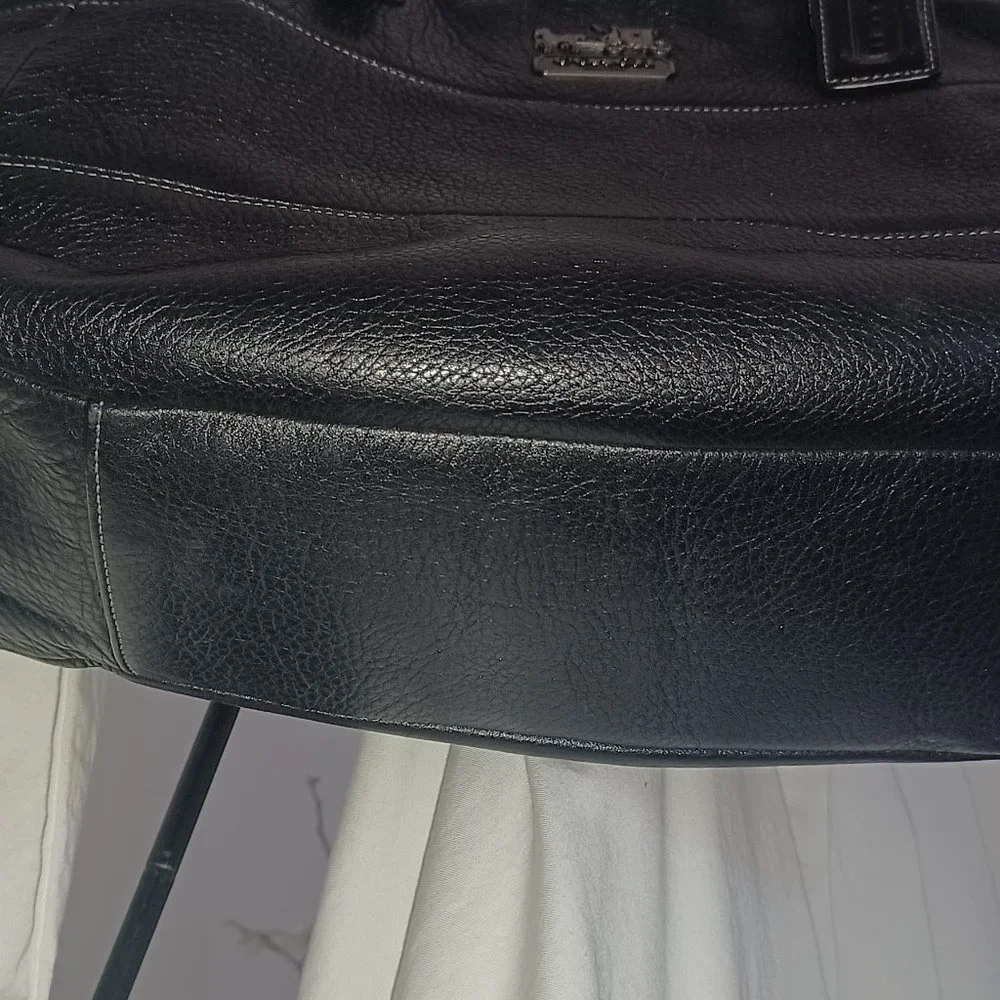 Coach Black Leather Y2K Bag